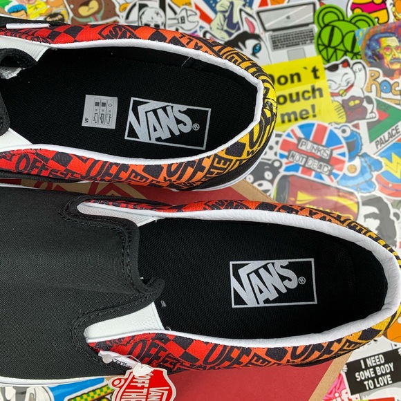 Vans Slip-on Logo Flame In Various Sizes - Picture 5 of 10